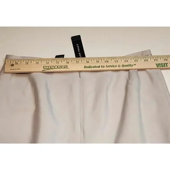 Ellen Tracy Pencil Skirt, Cream, Silk Lined, Size 6, NWT - Picture 4 of 7